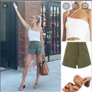 Marissa Webb high rise shorts